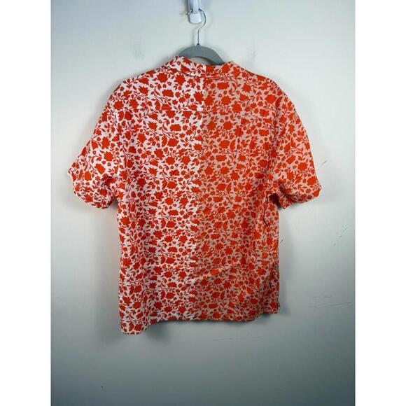 NWT Boden Revere Linen Cotton Shirt Floral Print Vacation Large - Picture 4 of 6